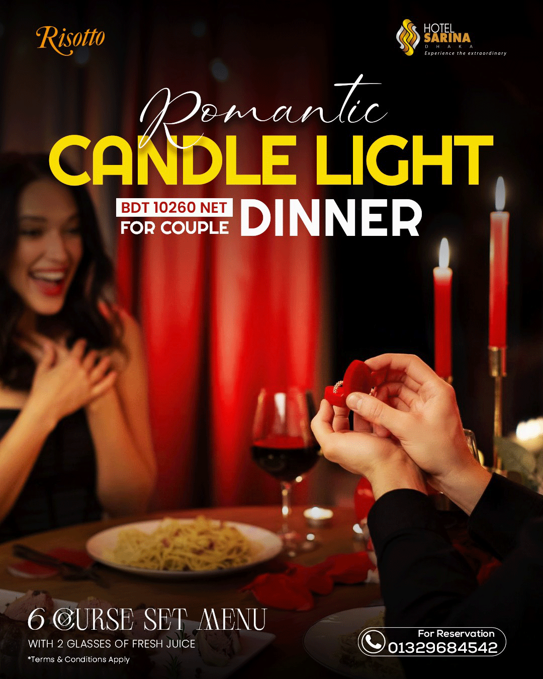 Romantic Candle Light Dinner