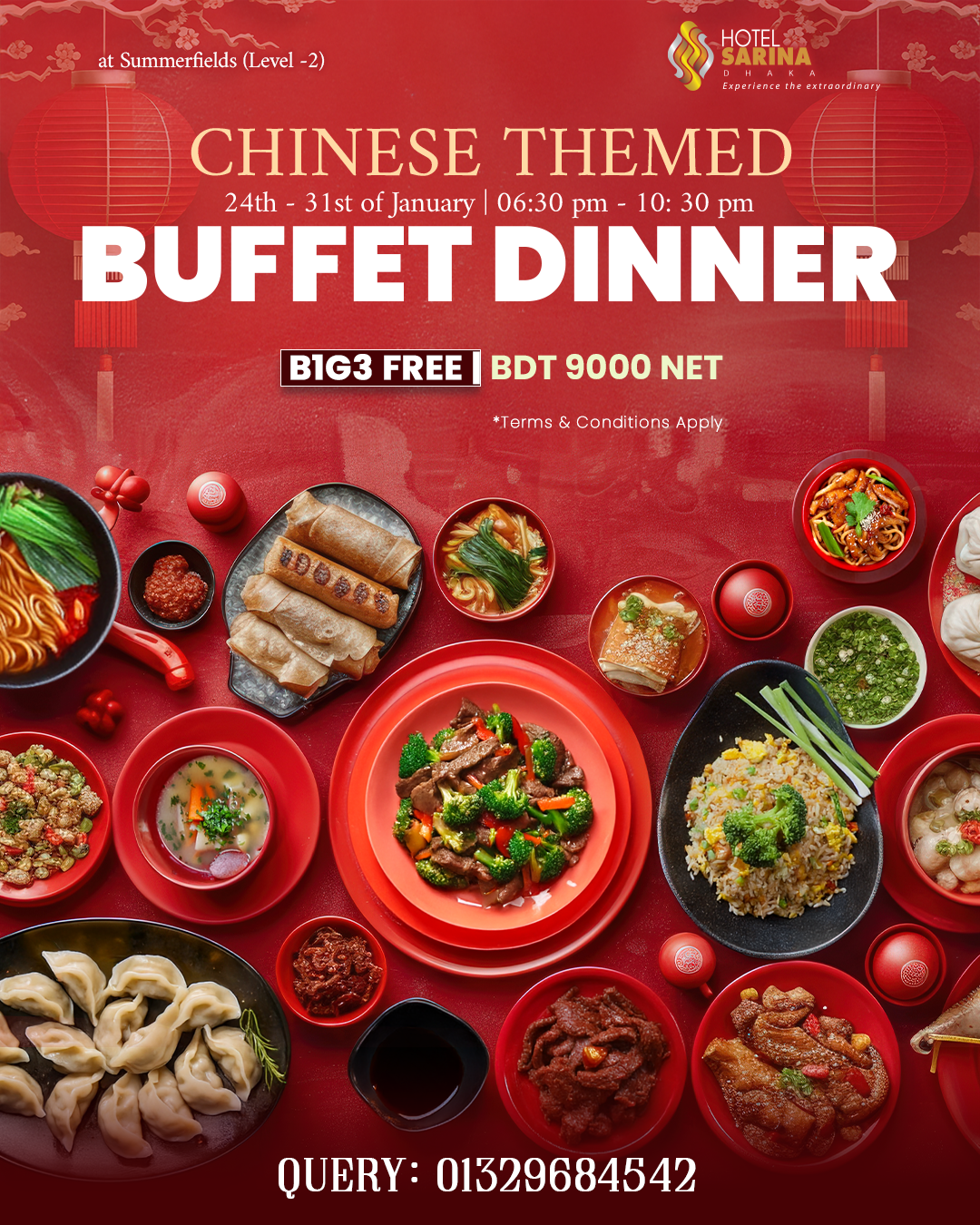 Chinese Themed Buffet Dinner