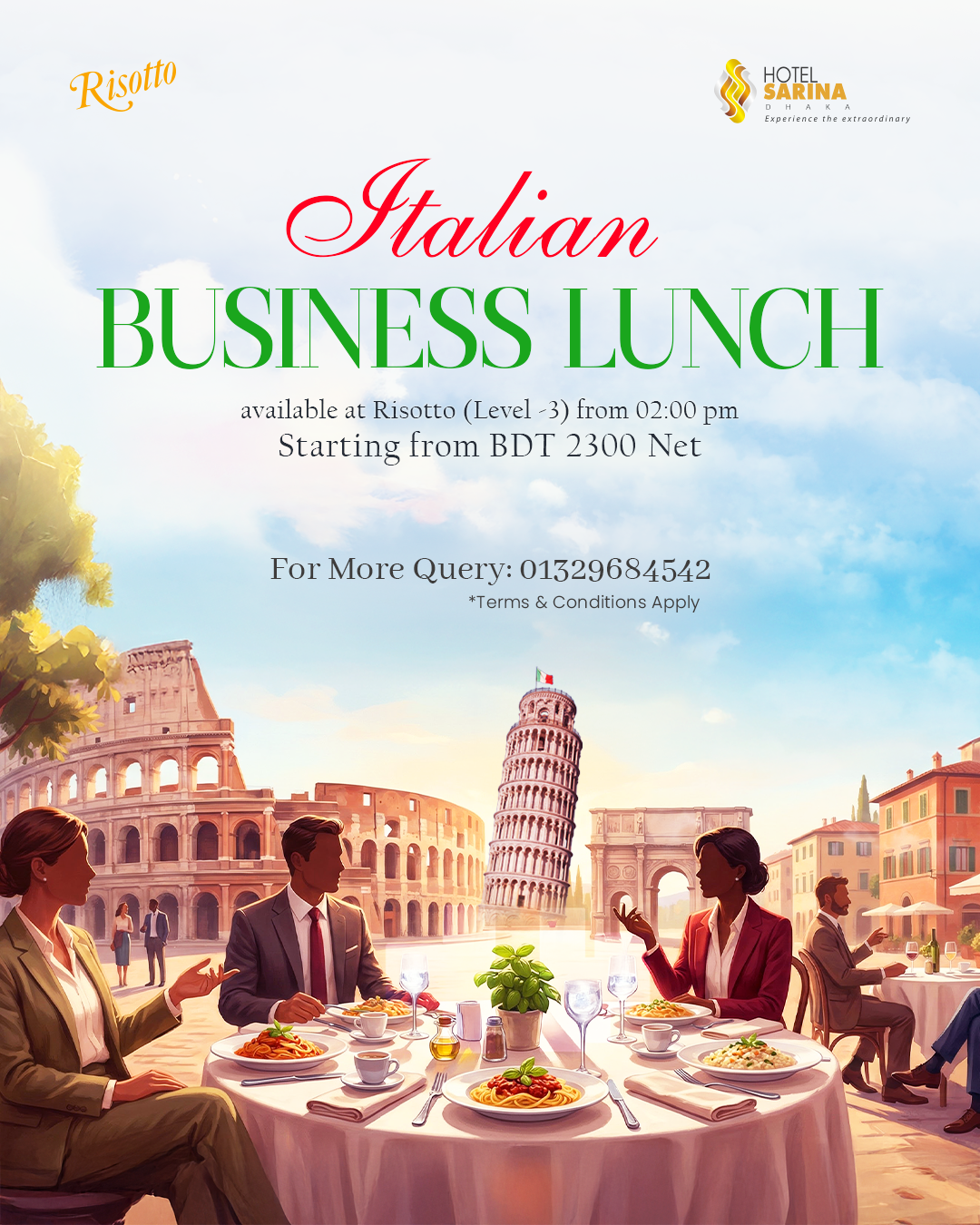 Italian Business Lunch