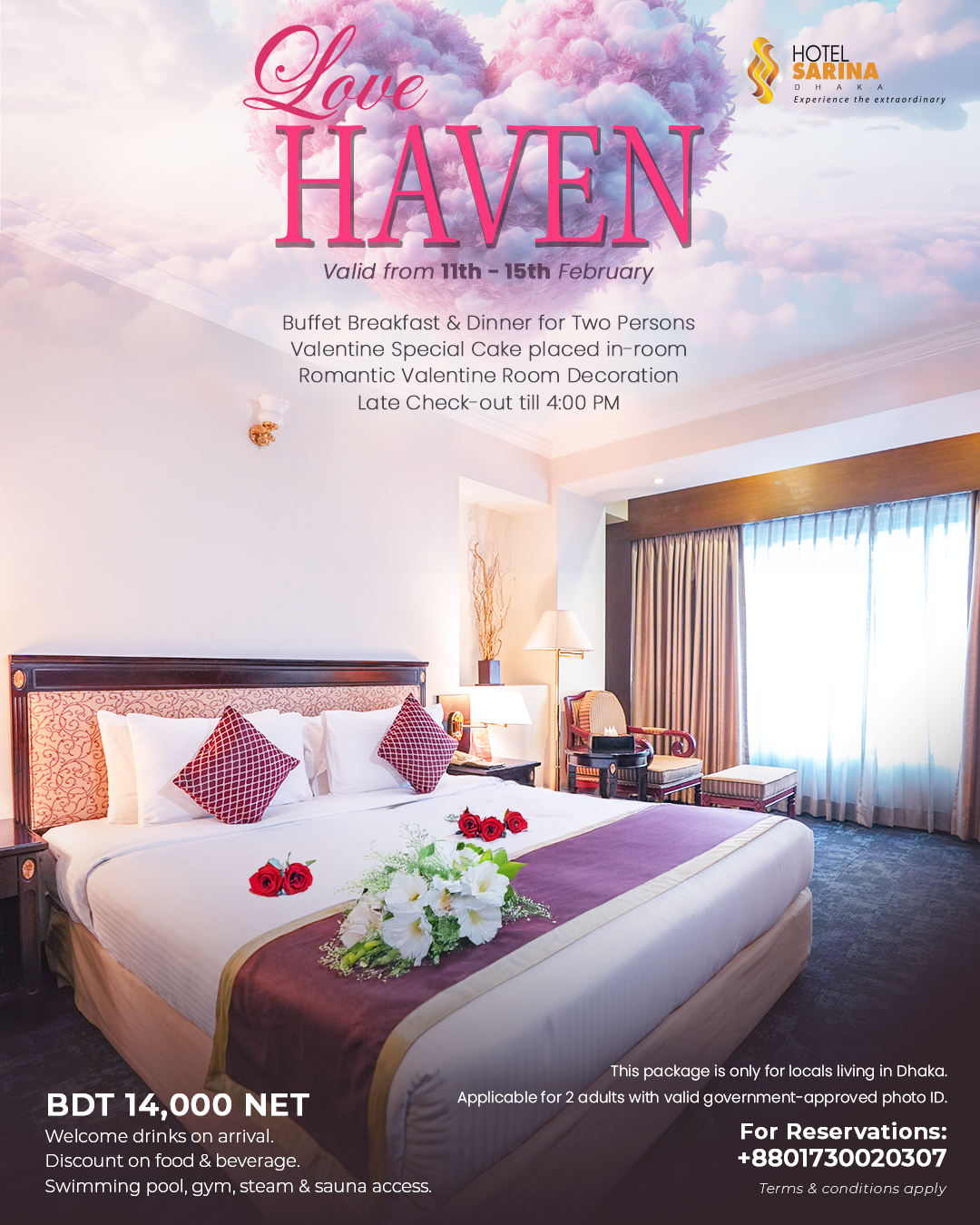 Love Haven | Valentine Staycation Package