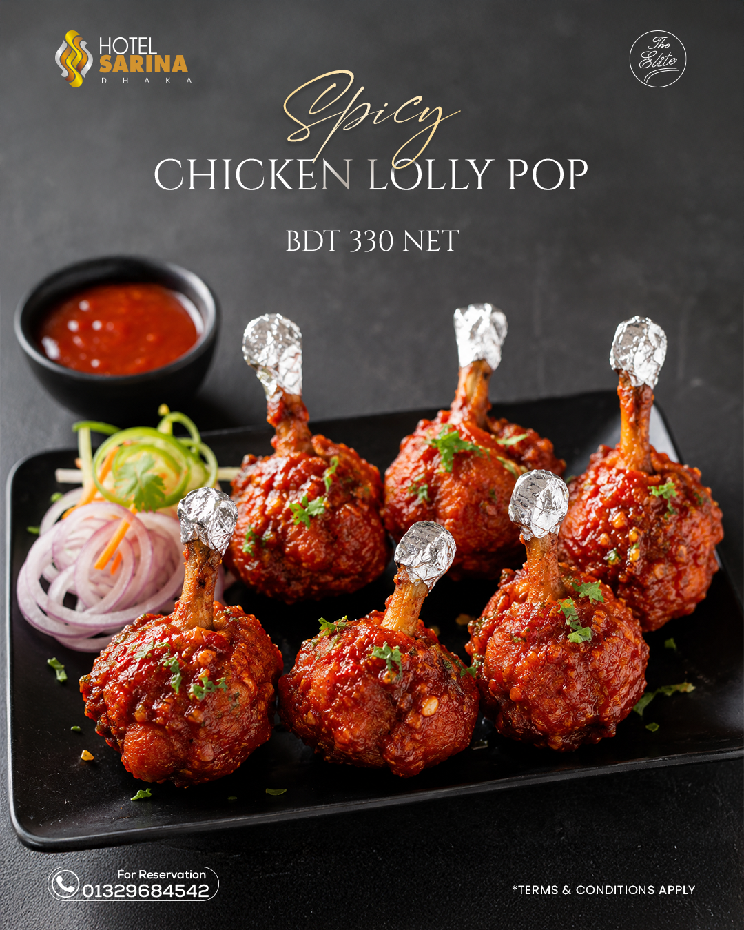 Spicy Chicken Lollypop